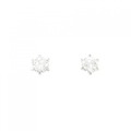 【リメイク】PT/ST ダイヤモンド ピアス 0.413CT 0.446CT F SI2 GOOD