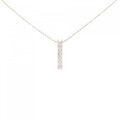 K18PG ダイヤモンド ネックレス 0.10CT