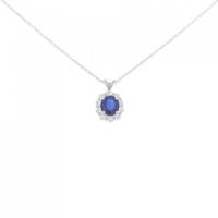PT サファイヤ ネックレス 0.78CT