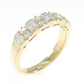 K18YG ダイヤモンド リング 0.71CT