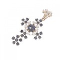 K18PG クロス ダイヤモンド ペンダント 2.37CT