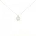 K18WG ダイヤモンド ネックレス 0.30CT