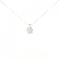 K18WG ダイヤモンド ネックレス 0.30CT