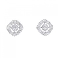 K18WG ダイヤモンド ピアス 1.00CT
