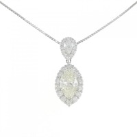 PT ダイヤモンド ネックレス 3.116CT M SI2 マーキスカット