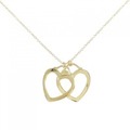 ティファニー センチメンタルダブルハート ネックレス