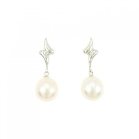 K14WG アコヤパール ピアス 7.1mm