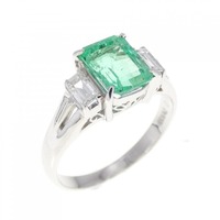 PT エメラルド リング 1.08CT