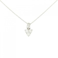 PT スリーストーン ダイヤモンド ネックレス 0.351CT