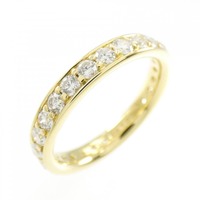 K18YG フルエタニティ ダイヤモンド リング 1.00CT