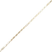 K18PG ダイヤモンド ブレスレット 0.08CT