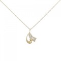 K18YG ダイヤモンド ネックレス 0.15CT