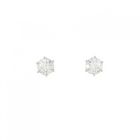 PT ソリティア ダイヤモンド ピアス 1.019CT