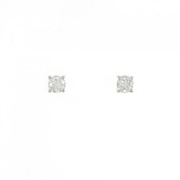 PT ダイヤモンド ピアス 0.217CT 0.221CT J SI2 Good