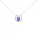 PT ホースシュー タンザナイト ネックレス 1.30CT 2WAY