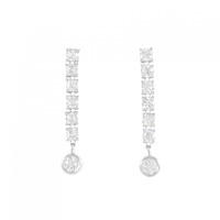 LINE ダイヤモンド ピアス 1.00CT