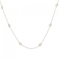 K18YG ダイヤモンド ネックレス 1.24CT