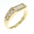 K18YG ダイヤモンド リング 0.70CT