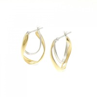 【新品】K18/K14WG ピアス