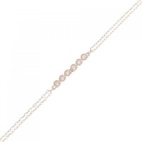 K10PG ダイヤモンド ブレスレット 0.08CT