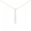 K18WG ダイヤモンド ネックレス 1.00CT