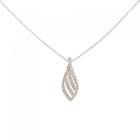 K18YG ダイヤモンド ネックレス 0.15CT