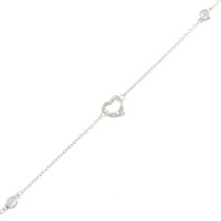 ティファニー バイザヤード オープンハート ブレスレット