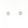 【リメイク】PT ダイヤモンド ピアス 0.220CT 0.232CT F SI2 Good