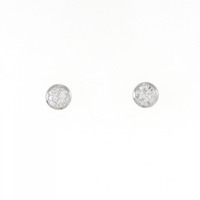 【リメイク】PT ダイヤモンド ピアス 0.220CT 0.232CT F SI2 Good