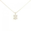 K18PG ダイヤモンド ネックレス 0.300CT
