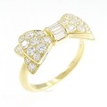 ギメル リボン ダイヤモンド リング 0.795CT