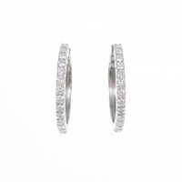 【新品】PT ダイヤモンド ピアス 0.808CT