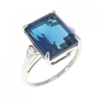 PT ブルートパーズ リング 5.00CT