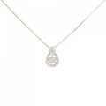K18YG ダイヤモンド ネックレス 0.258CT G SI2 3EXT