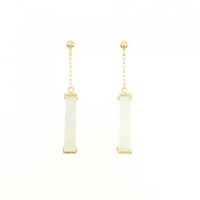 【新品】K18YG マザーオブパール ピアス