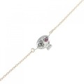 セイレーン アズーロ ダイヤモンド ブレスレット 0.005CT