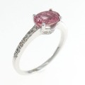 K18WG サファイヤ リング 1.07CT