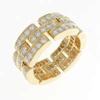 カルティエ マイヨンパンテール フルダイヤ リング