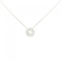 K18WG ダイヤモンド ネックレス 0.30CT