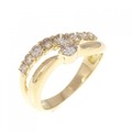 K18YG ダイヤモンド リング 0.50CT