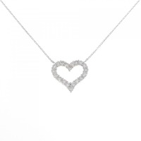 PT ハート ダイヤモンド ネックレス 1.00CT