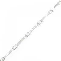 K18WG ダイヤモンド ブレスレット 0.34CT