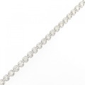 K18WG ダイヤモンド ブレスレット 3.00CT