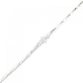 K18WG ダイヤモンド ブレスレット 0.17CT