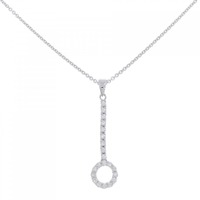 750WG ダイヤモンド ネックレス