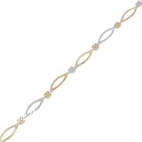 750スリーカラー ブレスレット