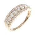 K18PG ダイヤモンド リング 1.00CT
