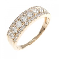 K18PG ダイヤモンド リング 1.00CT