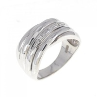 K18WG ダイヤモンド リング 0.02CT