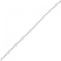 K18WG ダイヤモンド ブレスレット 0.50CT